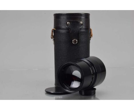 A Soviet 3M-5A 500mm f/8 Reflex Lens, with peteax K mount adapter, serial no 802507, barrel G, elements G-VG, with set of fou