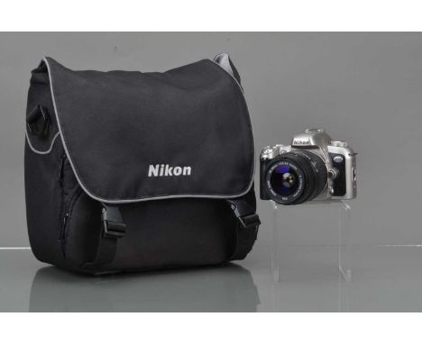 A Tray of Cameras and Related Accessories, a Nikon CF-EU01 System Camera Bag, G, some light wear, with a Nikon F75 SLR camera