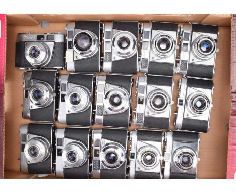 A Tray of Kodak Retinette Cameras, three Retinette, five IA, one IIA, three IB and three IIB, all G