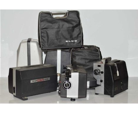 Seventeen 8mm Cine Projectors, 8mm & Super 8, manufacturers include Kodak, Ilford Elmo, Prinz, Bell & Howell, Boots, Niris an