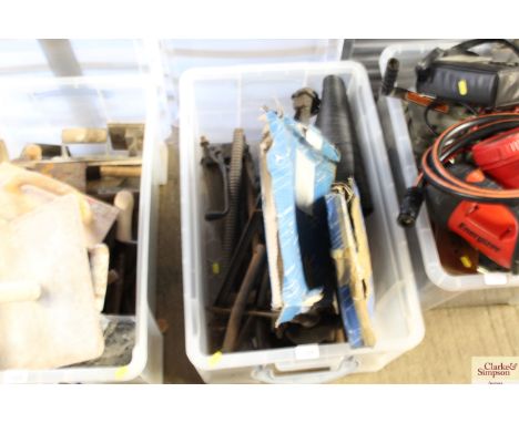 A box containing various tools 