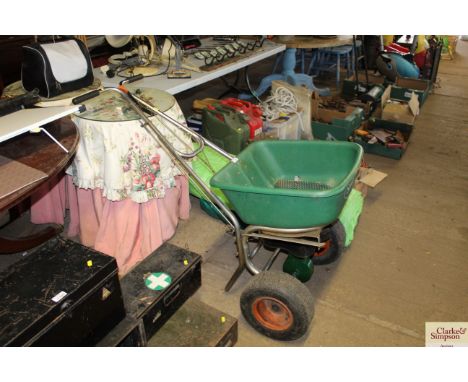 A Scotts garden spreader 