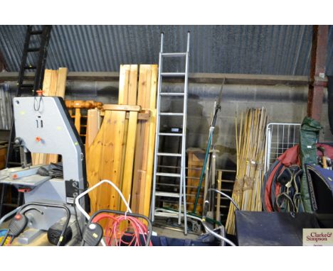 An aluminium folding ladder / steps 