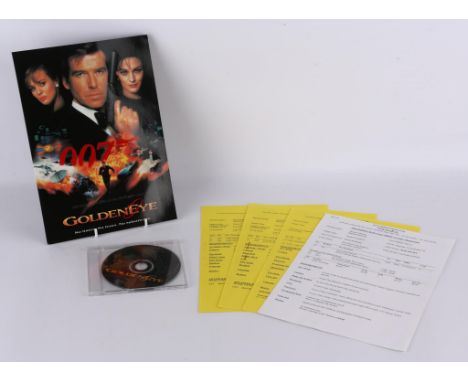 James Bond 007  Goldeneye (1995) pre-production call sheet for the 1st unit, 2 pages, (2) together with call sheets for the m