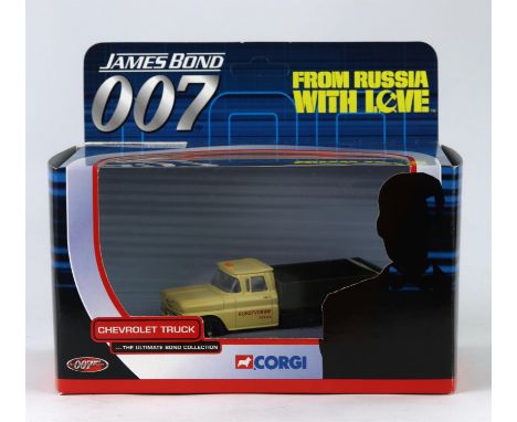 James Bond - From Russia With Love (1963) - Corgi Toy Chevrolet Truck model previously owned by John Gilbert who was Design M