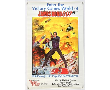 James Bond - World of James Bond 007 Role Playing Game poster, by Victory Games, role playing in Her Majesty's Secret Service