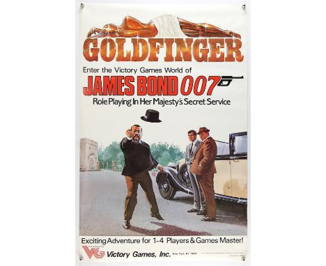 James Bond Victory Games  Goldfinger World of James Bond 007 Role Playing Game poster, by Victory Games, role playing In Her 