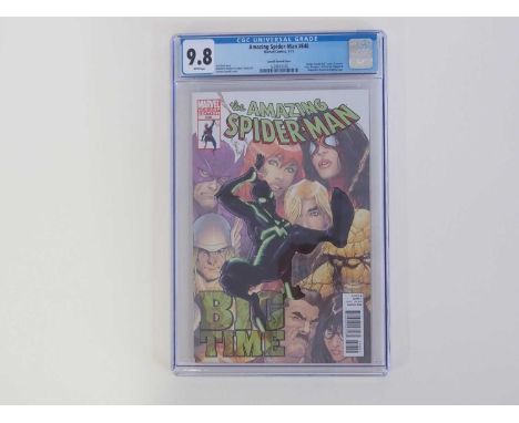 AMAZING SPIDER-MAN #648 1:15 VARIANT (2011 - MARVEL) - GRADED 9.8 (NM/MINT) by CGC - "Spidey Stealth Suit" cover with appeara