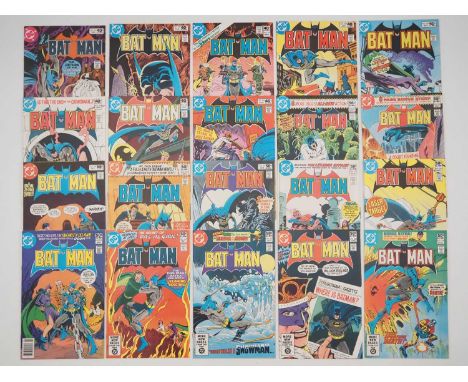 BATMAN #319 to 338 (20 in Lot) - (1980/1981 - DC) - Includes the classic joker story "Dreadful Birthday, Dear Joker…", the se