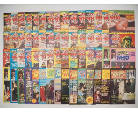 DOCTOR WHO WEEKLY/MONTHLY #1 to 60 (60 in Lot) - (1979/1981 - BRITISH MARVEL) - Unbroken 60 issue run from #1 (17/10/1979) to