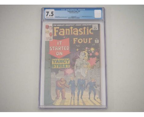 FANTASTIC FOUR #29 (1964 - MARVEL) - GRADED 7.5 (VF-) by CGC - "It Started on Yancy Street" - Stan Lee story with Jack Kirby 