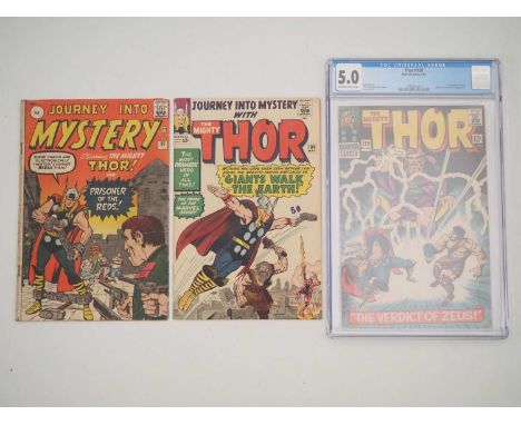 THOR LOT (3 in Lot) - JOURNEY INTO MYSTERY #87, 104 + THOR #129 GRADED 5.0 (VG/FN) Off-White to White Pages - Includes the se
