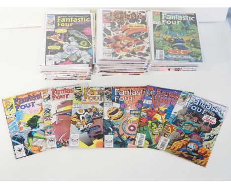 FANTASTIC FOUR #295 to 416 (121 in Lot) - (1986/1996 - MARVEL) - Unbroken 121 issue/10 year run which includes the marriage o