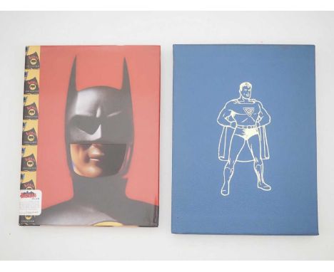 BATMAN COLLECTED HARDCOVER BY CHIP KIDD (1996 - TITAN) + THE ADVENTURES OF SUPERMAN COLLECTING HARDCOVER in SLIPCASE Numbered