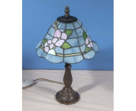 A 20th century table lamp with shade