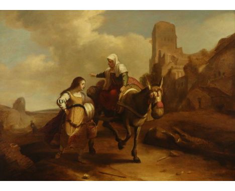 Attributed to Jacob Adriaensz. Backer (Dutch, 1608-1651)Ruth and Naomisigned and dated 'JB fecit 1641' l.l., oil on panel67.9