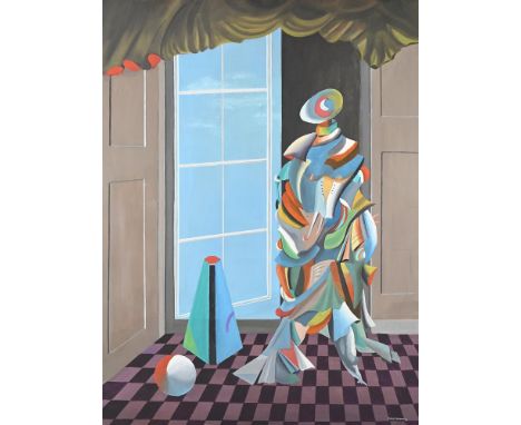 λ&nbspCONROY MADDOX (BRITISH 1912-2005) THE PRIMA DONNA Oil on canvas Signed and dated 93 (lower right); further signed, titl