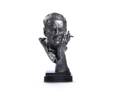 ANGELA CONNER (BRITISH B. 1935) IAN FLEMING  Bronze composite 51cm (20in.) High exc. baseExecuted in 2003. Provenance: Direct