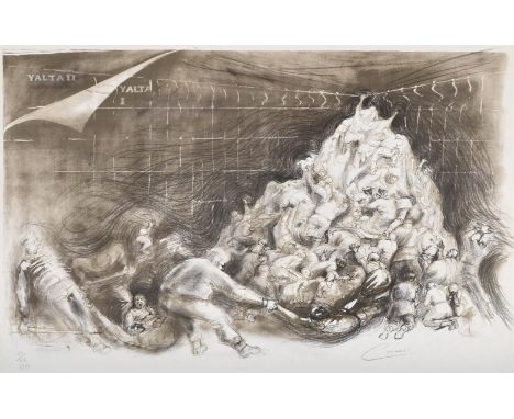 ANGELA CONNER (BRITISH B. 1935) YALTA I Lithograph, 1982 Signed in pencil, dated and numbered XI/XX 43 x 66cm (16¾ x 25 in.)P