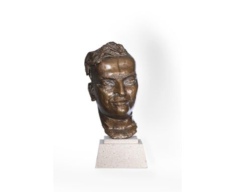 λ&nbspSIR JACOB EPSTEIN (AMERICAN/BRITISH 1880-1959)  YEHUDI MENUHIN Bronze with gold patina  35.6cm (14in.) High exc. base  