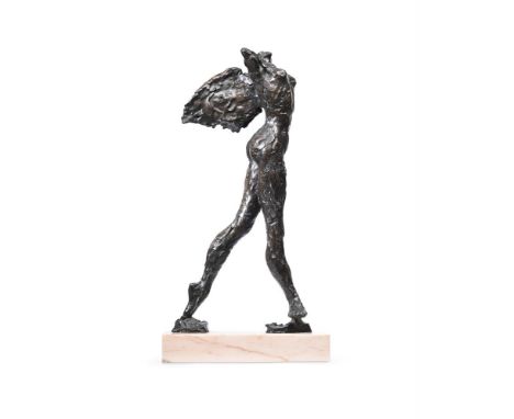 λ&nbspENZO PLAZZOTTA (ITALIAN 1921-1981) NADIA NERINA - POSITION WITH WINGS II Bronze on marble base  Signed and numbered 3/1