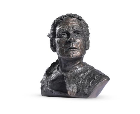 ANGELA CONNER (BRITISH B. 1935) LAURENCE OLIVIER  Bronzed composite  42cm (16½in.) High Provenance: Direct from the artist's 