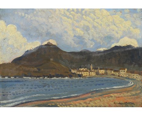 DERWENT LEES (AUSTRALIAN 1884-1931)  COLLIOURE Oil on panel  Signed and dated 12 (lower right) 25 x 35.5cm (9¾ x 13¾ in.)Prov