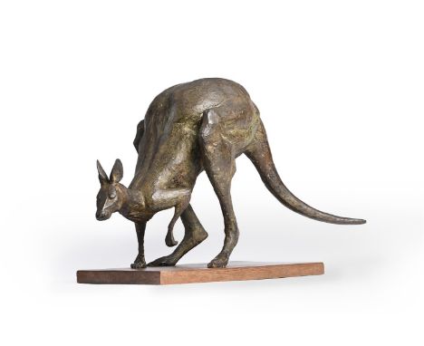 λ&nbspDAVID WYNNE (BRITISH 1926-2014) KANGAROO Bronze Numbered 1/12 Height (including base): 48cm (18¾ in.)Conceived in 1964 