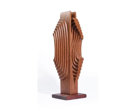 λ&nbspBRIAN WILLSHER (BRITISH 1930-2010) UNTITLED  Mahogany  Signed (to base) 53cm (20¾in.) high (including base)    Conditio