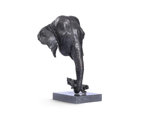 ANGELA CONNER (BRITISH B. 1935) THE MATRIARCH  Bronze  Signed, numbered 1/15 and dated 2011 (to underside of ear) 33cm (12in.