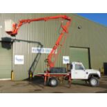 Land Rover Defender 130 TD5 Access Lift fitted with Gardner Denver VM145 Hydraulic platform
