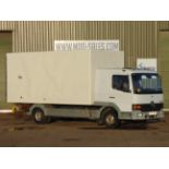 2002 Mercedes Benz Atego 1018 Box Truck C/W Tail Lift ONLY 62,152 km!