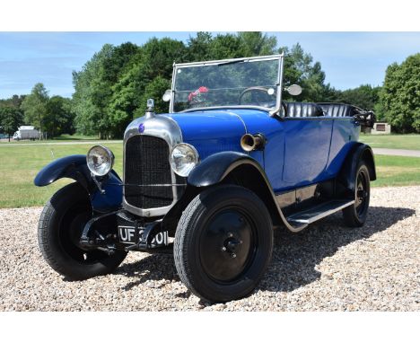 EXTRA LOT:  A 1926 Citroen B12 Torpedo/commercialle, registration number UF 3601, chassis number 176048, engine number 117172