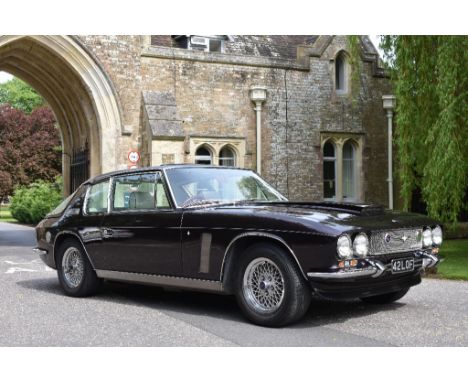 A 1969 Jensen Interceptor Series I, registration number 42 LOF, chassis number 115-3211, aubergine.  First shown to an apprec