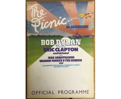 THE PICNIC AT BLACKBUSHE PROGRAMME