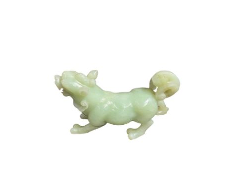 A jade carving of a dog/lion