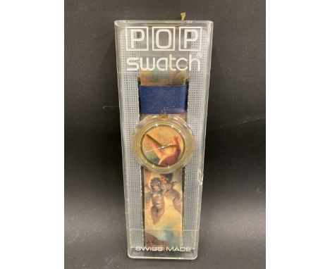 A limited edition Vivienne Westwood Pop Swatch watch, Putti PWK 168 (1992), in original box, unworn.