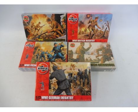 Airfix 1/72 scale, circa 1990s, all in good condition. 