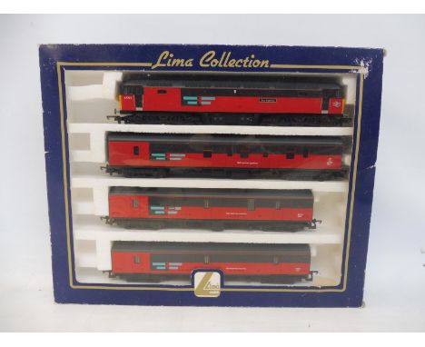 A Lima 149784 Class 47 Rail Express Systems Train pack.