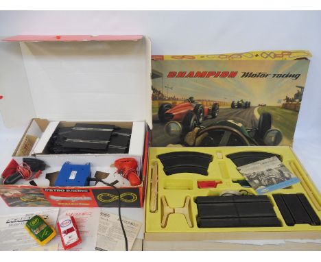 Two slot car boxed games - Scalextric and Play Craft, unchecked. 
