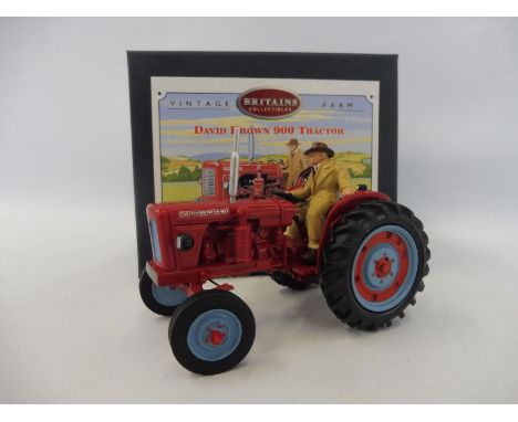 A Britains Vintage Farm: David Brown 900 tractor.
