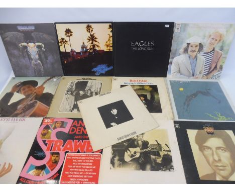 14 LPs mainly 1960s, 1970s to include Leonard Cohen, Bob Dylan, Eagles etc.