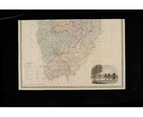 SANDERSON (GEORGE) MAP OF THE COUNTY OF NOTTINGHAM FROM A CAREFUL SURVEY MADE IN THE YEARS 1834 & 1835....BY THE PROPRIETOR G