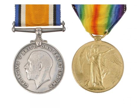 WORLD WAR ONE PAIR   British War Medal and Victory Medal 160 SJT E R T KING 3-KA RIF, South African Air Force Observer's or A