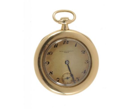 A PATEK PHILIPPE 18CT GOLD KEYLESS LEVER WATCH FOR BEYER, 185880  engraved on the dust cap with the number and PATEK PHILIPPE