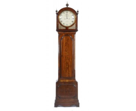 A GEORGE IV MAHOGANY EIGHT DAY LONGCASE CLOCK, C1820 the painted dial inscribed J GAMMAGE SUCCESSOR TO WM ROBSON LONDON, with