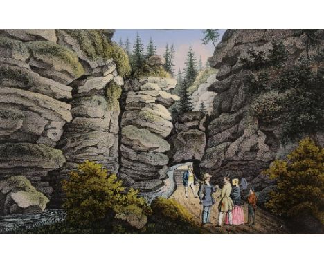THE VICTORIAN MANUSCRIPT TRAVEL JOURNAL OF BERTHA H H MANN (b. Mawgan-in-Meneage, Cornwall 1827 - d1876), two volumes, being 