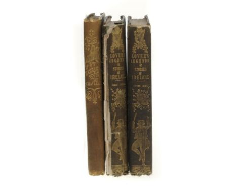 LOVER (SAMUEL) LEGENDS AND STORIES OF IRELAND first series, fourth edition and second series, wood engraved vignettes, one wi
