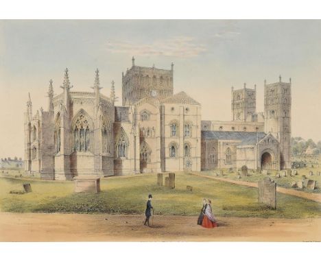 BUCKLER (E H) ILLUSTRATIONS OF THE COLLEGIATE CHURCH OF SOUTHWELL IN A SERIES OF TEN VIEWS..... FROM DRAWINGS BY E H BUCKLER 