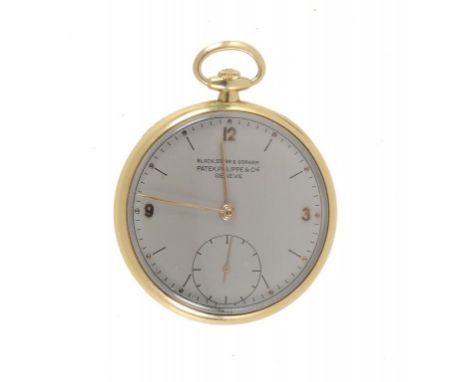 A PATEK PHILIPPE 18CT GOLD KEYLESS LEVER WATCH FOR BLACK, STARR & GORHAM PATEK PHILIPPE & CIE GENEVE, 891049, maker's and con